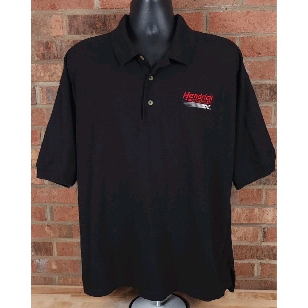 Hendrick Motorsports Engines NASCAR  Black Polo Shirt 3XL Team Issue